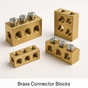 Brass Connector Blocks
