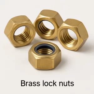 Brass lock nuts