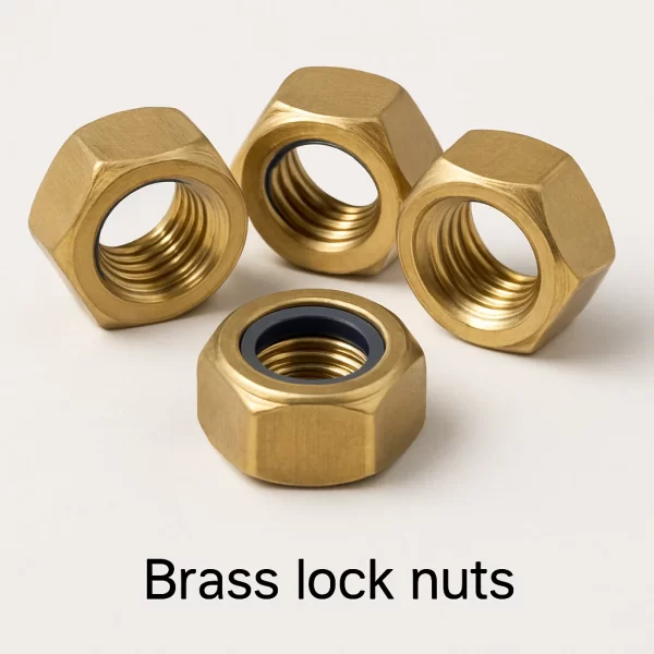 Brass lock nuts