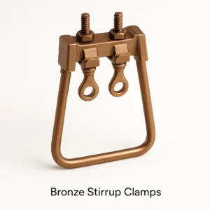 Bronze Stirrup clamps