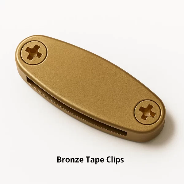 Bronze Tape clips