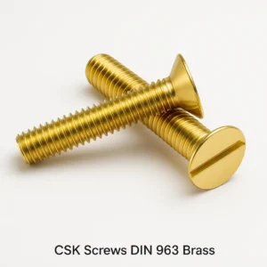 CSK Screws DIN 963 Brass