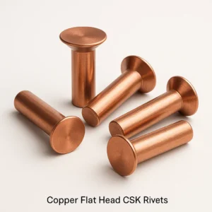 Copper Flat Head CSK Rivets
