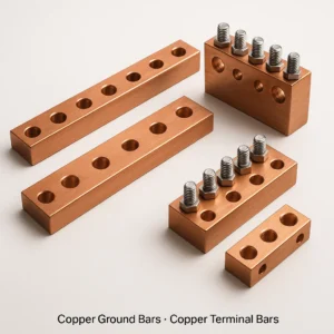Copper Ground Bars ,Copper Terminal Bars