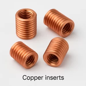 Copper inserts