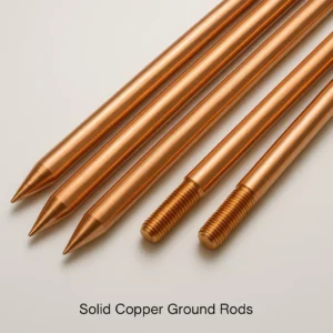 Solid Copper ground rods