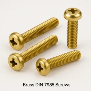 Brass DIN 7985 Screws