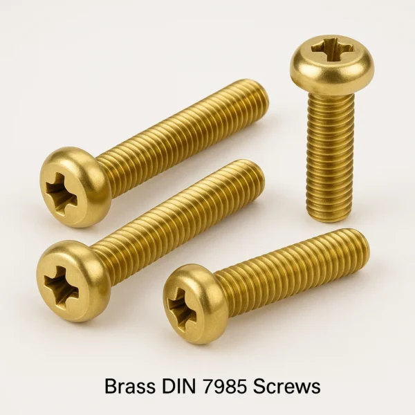 Brass DIN 7985 Screws