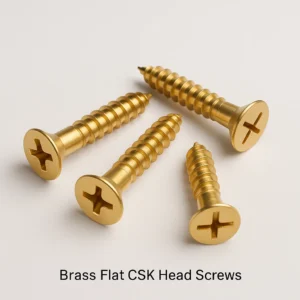 Brass Flat CSk head Screws