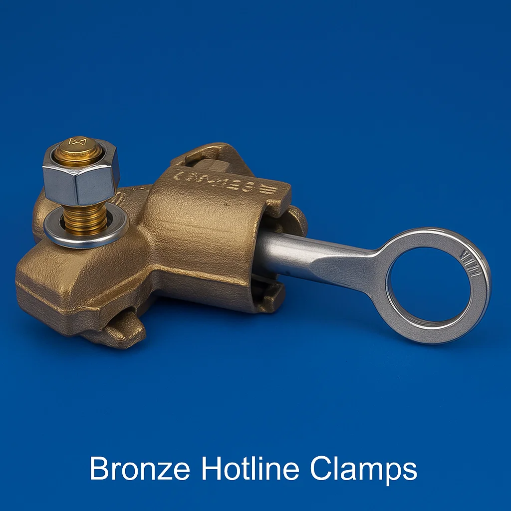 Bronze Hotline Clamps