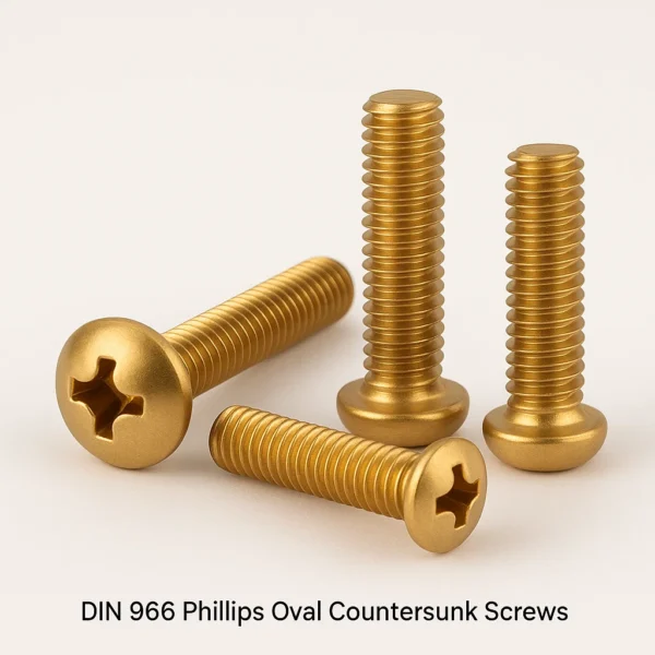 DIN 966 Phillips Oval Countersunk screws