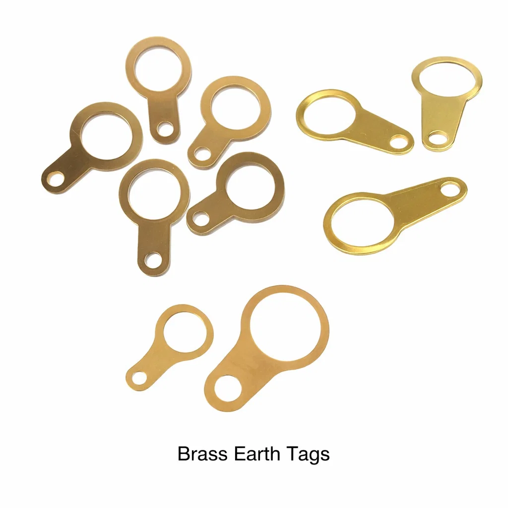 Brass Earth Tags