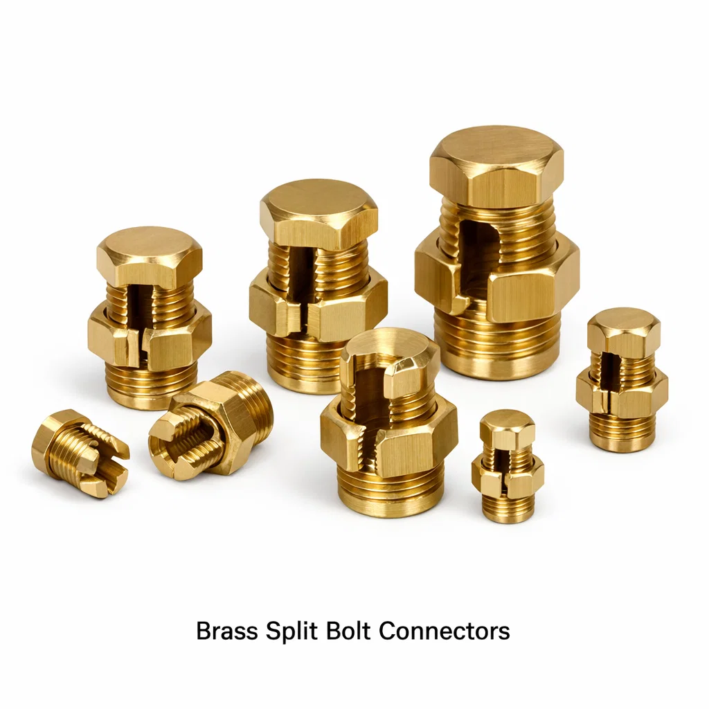Brass Split Bolt Connectors from Jamnagar | Electrical Grounding Connectors