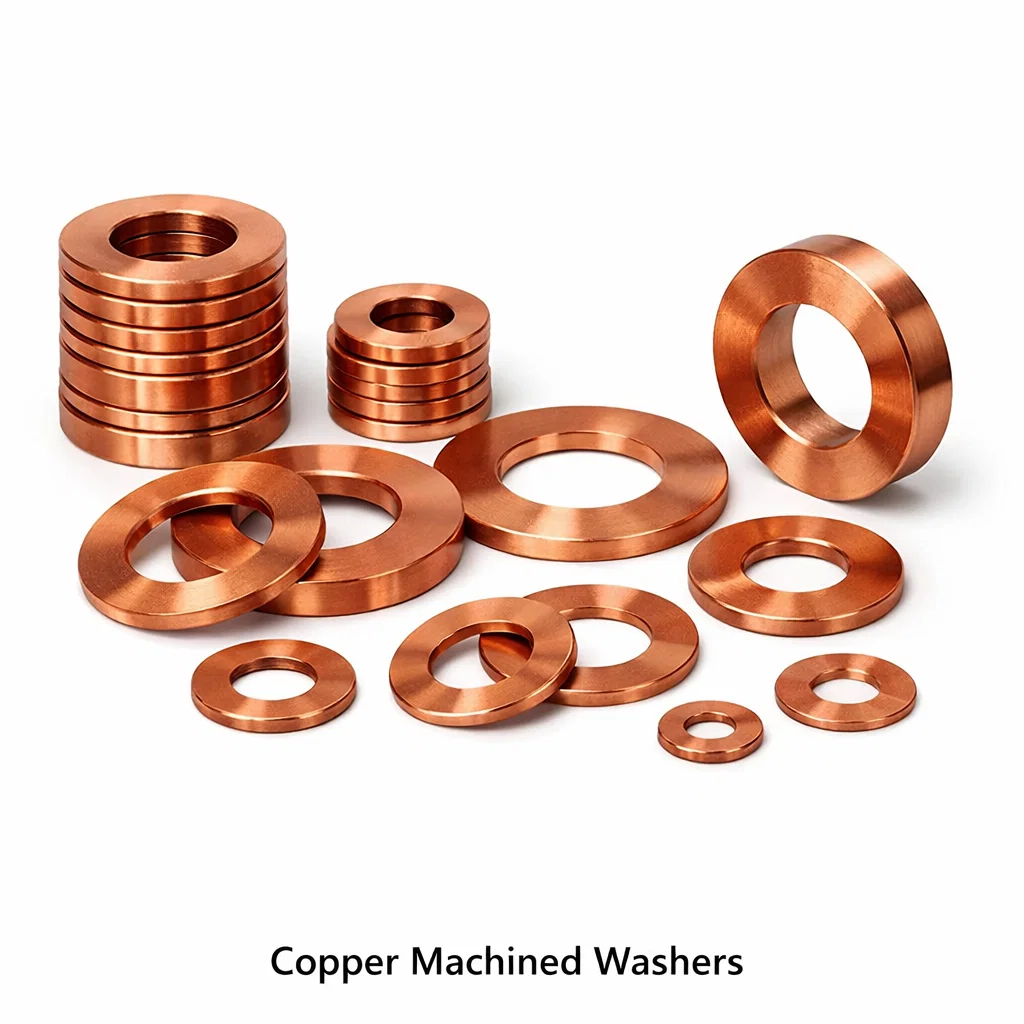 Copper Machined Washers