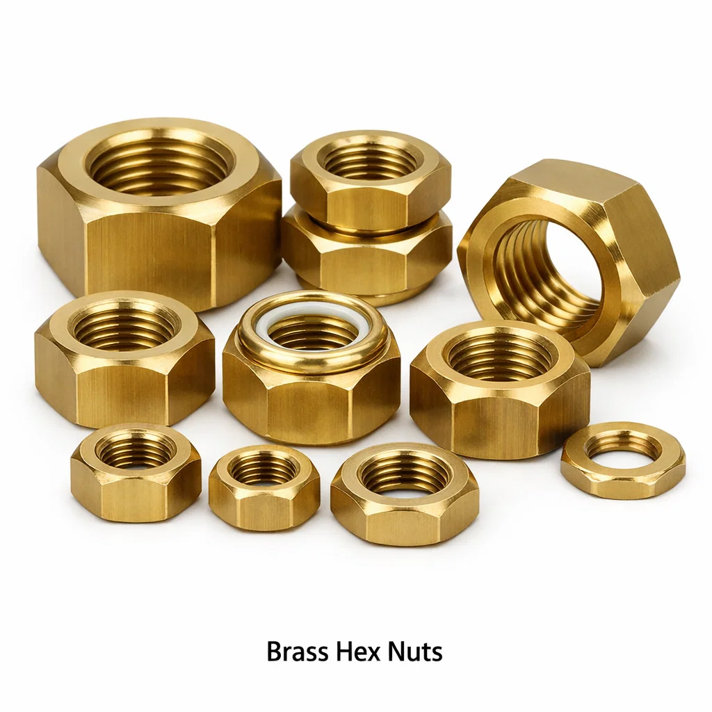 Brass Hex Nuts