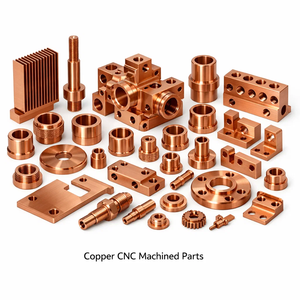 Copper CNC Machined Parts