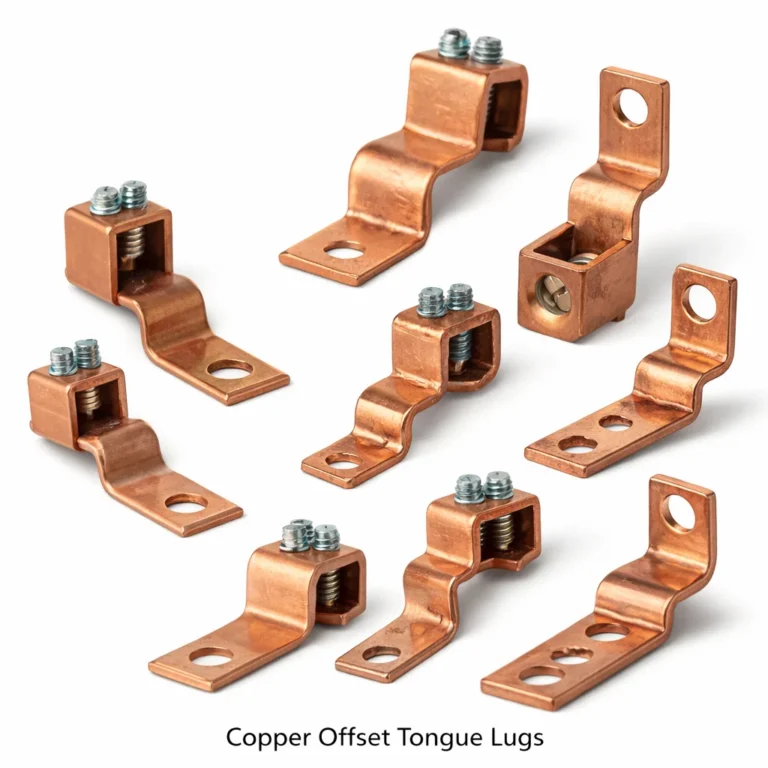Copper Offset Tongue Lugs
