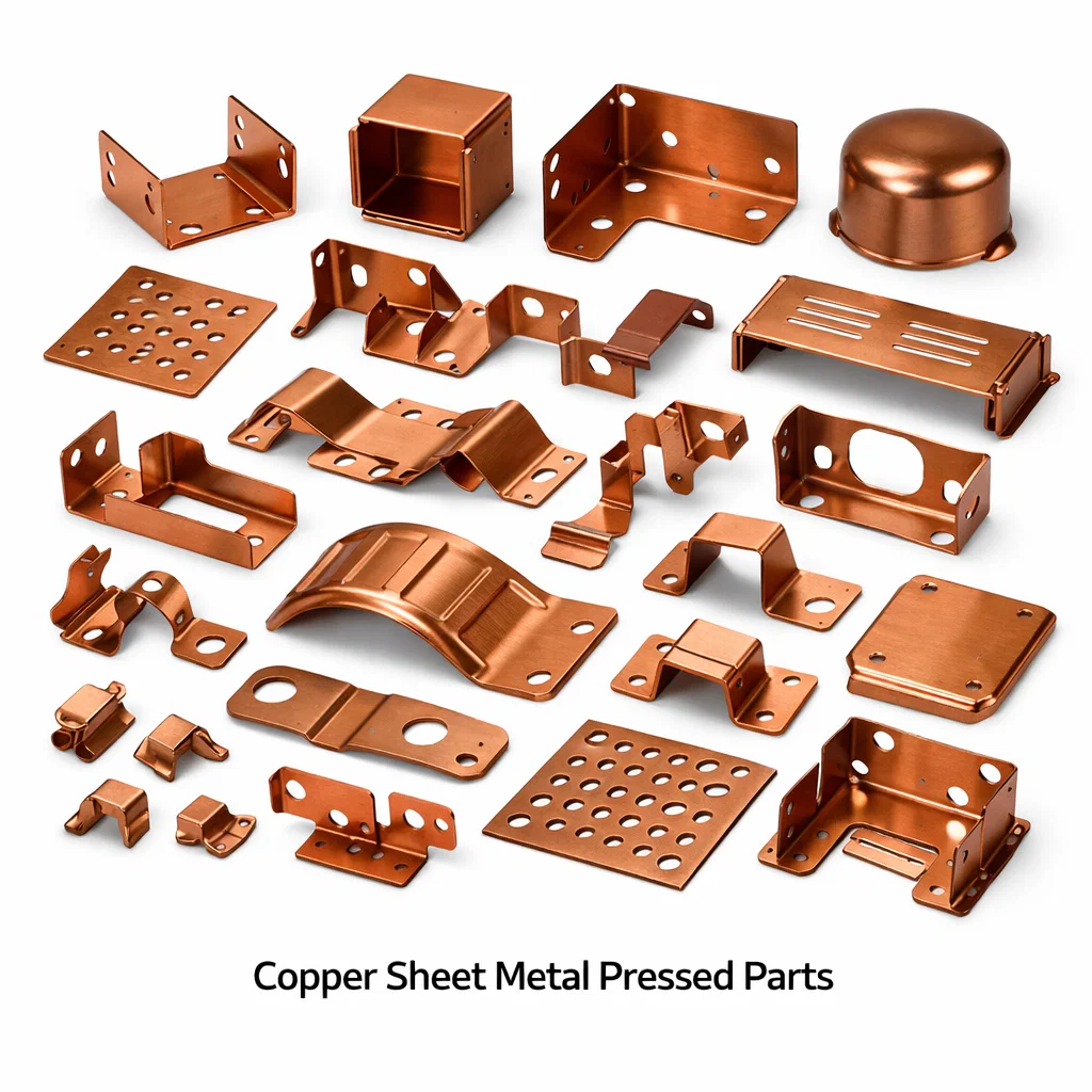 Copper Sheet Metal Pressed Parts